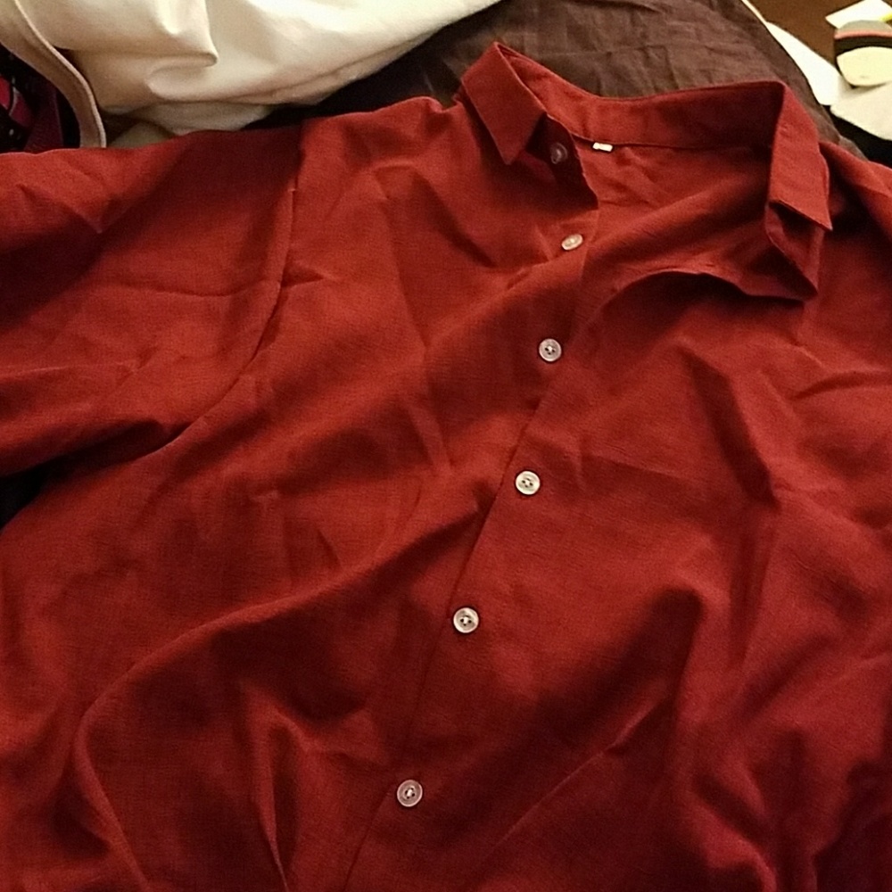 Burgundy Shirt